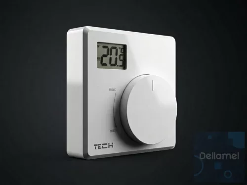 TECH T-P2.1z Vezetékes ON/OFF SZOBATERMOSZTÁT I 230V