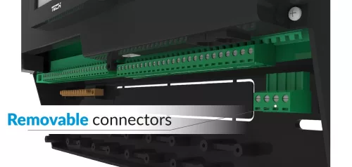 TECH EU-i-3 PLUS fűtésrendszer vezérlő, 3 fűtőkör+napkollektor PWM, OpenTherm (OT)