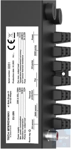 TECH EU-28n kazánvezérlő
