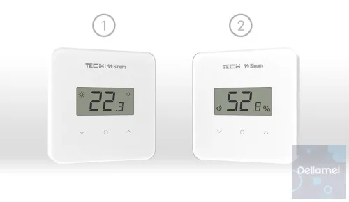 SINUM EU-R-S2 Termosztát - fehér I TECH SBUS