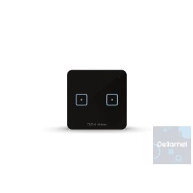   SINUM WS-02m kapcsoló 2-utas - fekete - BUS vezetékes kommunikáció