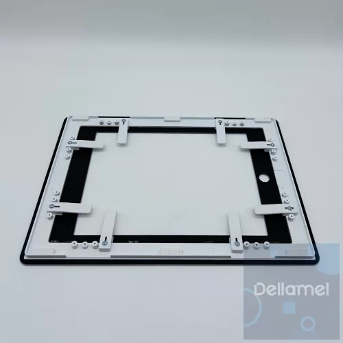 Sinum FT-01i - tablettartó I beépíthető üvegkeret I fehér I Apple iPad 10,2'-hoz