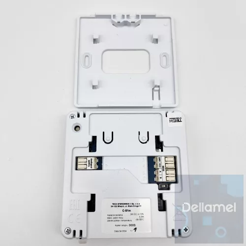 SINUM C-S1m VEZETÉKES SZOBAHŐMÉRSÉKLET ÉS PÁRATARTALOM ÉRZÉKELŐ - FEKETE 