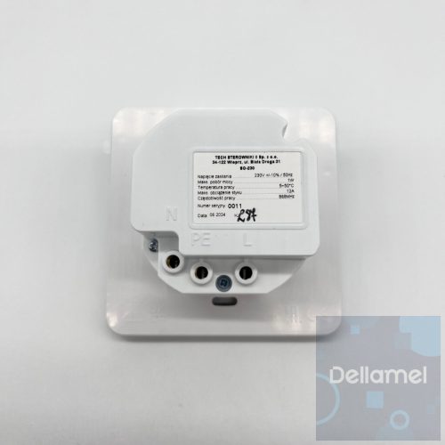 SINUM SG-230 Aljzat 230V vezérelehető  I  vezeték nélküli TECH WTP  - fekete