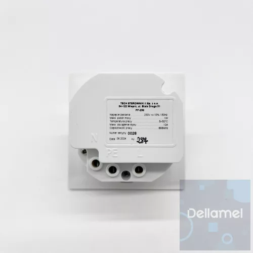 SINUM FF-230 Aljzat 230V  I  vezeték nélküli TECH WTP - fekete