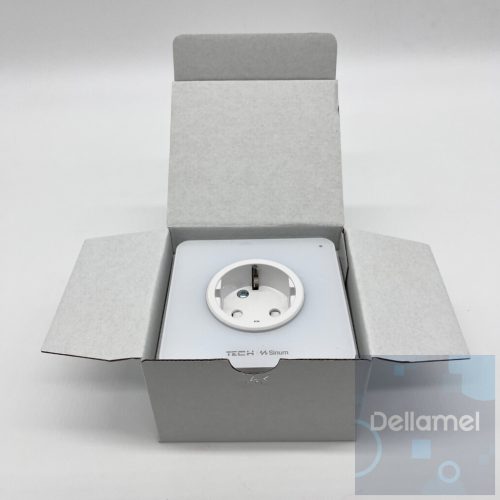 SINUM SG-230 Aljzat 230V nem vezérelhető konnektor, nincs árammérés - fekete