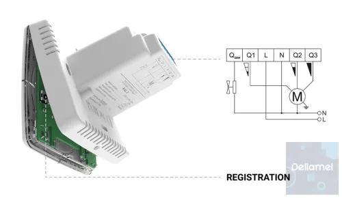 Siunum R-KL2 Fan-coil szabályzó