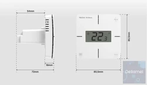 Siunum R-KL2 Fan-coil szabályzó
