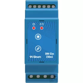   Sinum DIM-S1m 230m1   I 230 V-os izzók vezérlésére alkalmas (speciális izzók szükségesek)