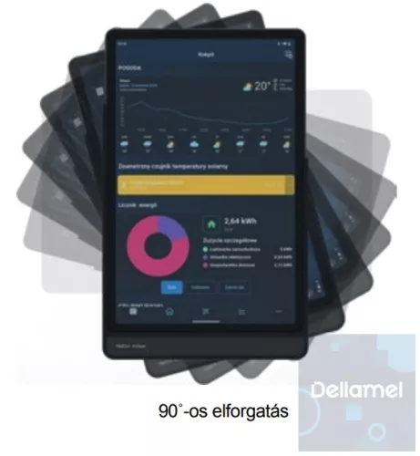 Sinum Tab-11 táblagéphez készült, gombok nélküli, tápegységgel ellátott forgó keret