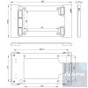 Fix A8 tablet tartó - Fekete 