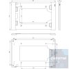 Fix A12.9" tablet tartó - Fekete 