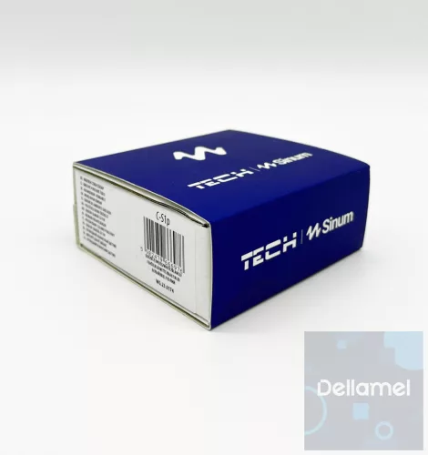 SINUM C-S1p FEHÉR VEZETÉKES SZOBAHŐMÉRSÉKLET ÉS PÁRATARTALOM ÉRZÉKELŐ