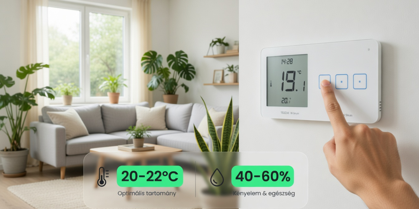 Optimális hőmérséklet és páratartalom az otthonban – mit érdemes tudni?
